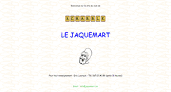 Desktop Screenshot of jaquemart.be